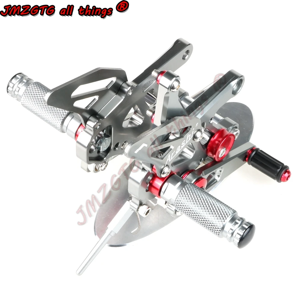 CNC Adjustable Rear Set Rearsets Footrest Foot Rest For Aprilia RSV4 ( R / FACTORY ) APRC ABS 2013 2014 2015 2016
