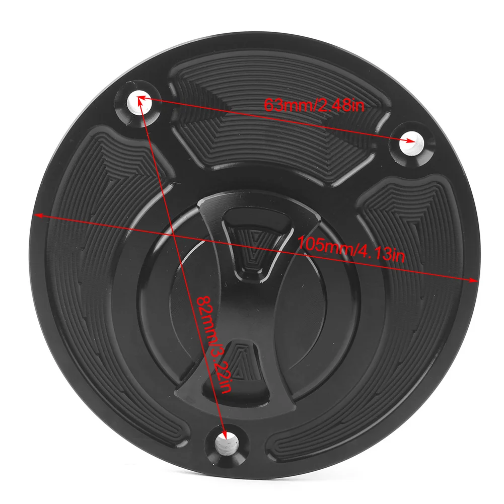 CNC Motorcycle Accessories Gas Fuel Petrol Tank Cap For Yamaha MT-01 MT-09 MT-10 FJ-09 FZ1 FZ6 FZ6R  FJR1300 R1 R3 R6/R6S  XT660