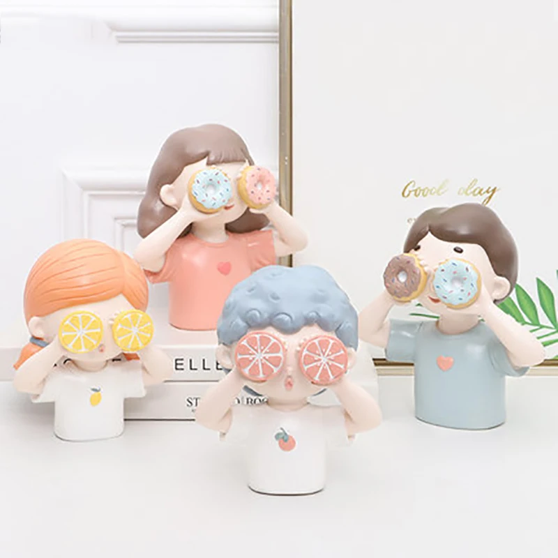 Home Decoration Accessories Adornos Para Casa Creative Character  Cute Girl Living Room Office Desk Gift статуэтки для интерьера