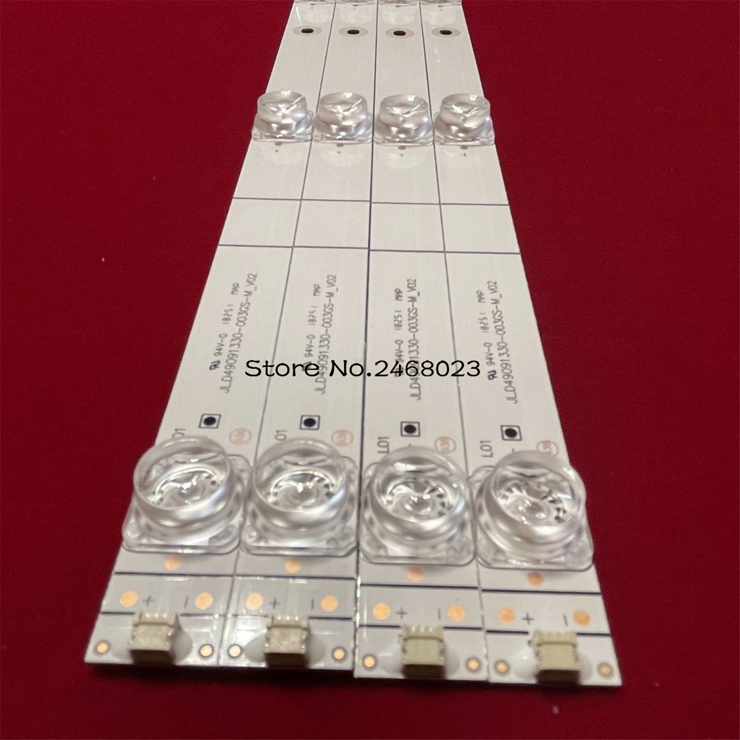 4 Stuks Led Backlight Strip 9 Lamp Voor Hisen Se HZ49A65 JL.D49091330-003GS-M_V02 1187918 910Mm