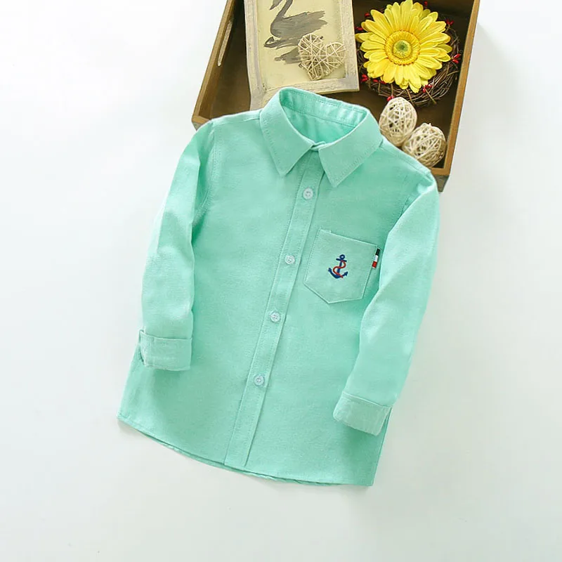 IENENS Children Shirts Baby Boys Long Sleeve Shirts Kids Spring Tops Tees Shirts Casual Blouse