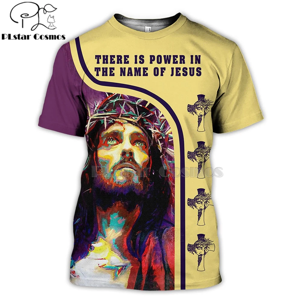 PLstar Cosmos Printed Masonic JESUS Way Maker 3d t shirts tshirt tees summer autumn hip hop Harajuku short sleeve streetwear-1