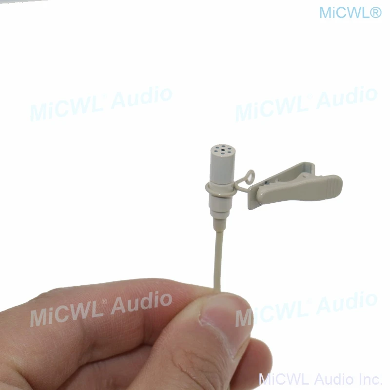 Professional ME2 Microphone Beige Lavalier For Shure ULXD SLXD PGX QLXD Wireless BeltPack mini 4Pin