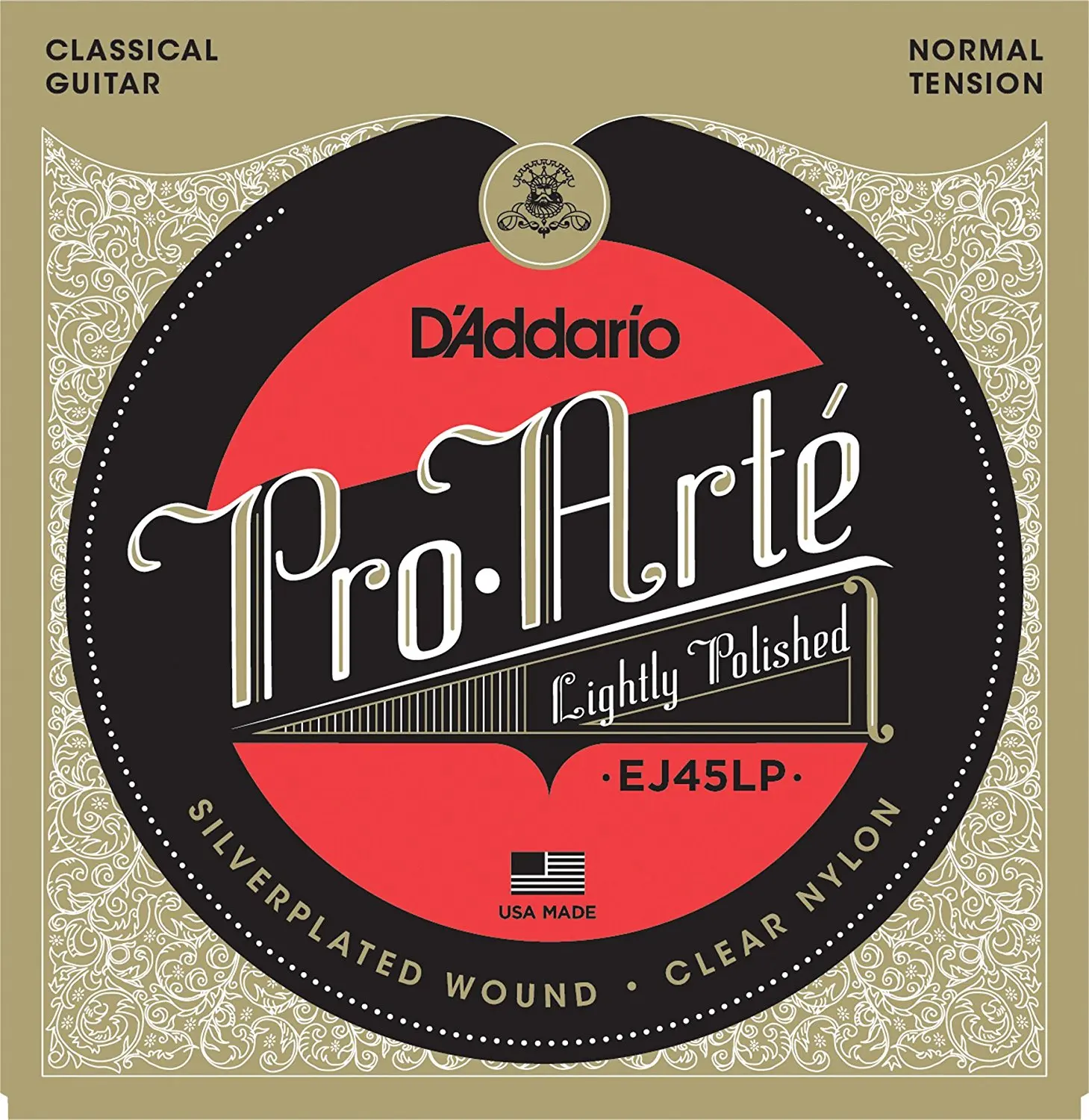 D\'Addario EJ45LP Pro-Arte Composite Classical Guitar Strings, Normal Tension