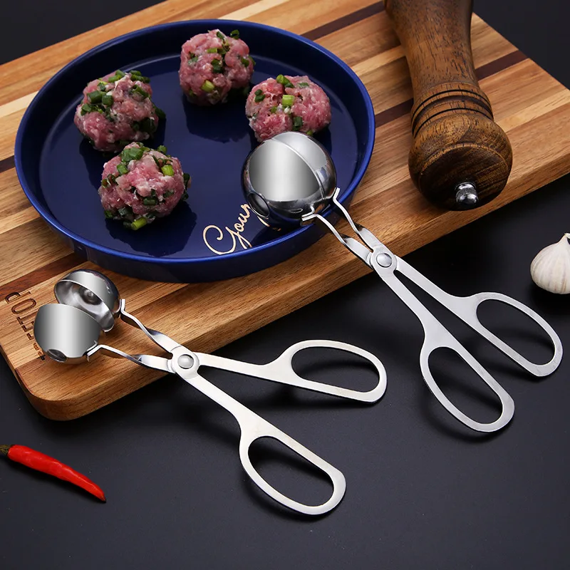 

304 Stainless Steel Meatball Maker Mold DIY Fish Ball Shrimp Ball Fried Beef Ball Pill Gadget Kitchen Artifact