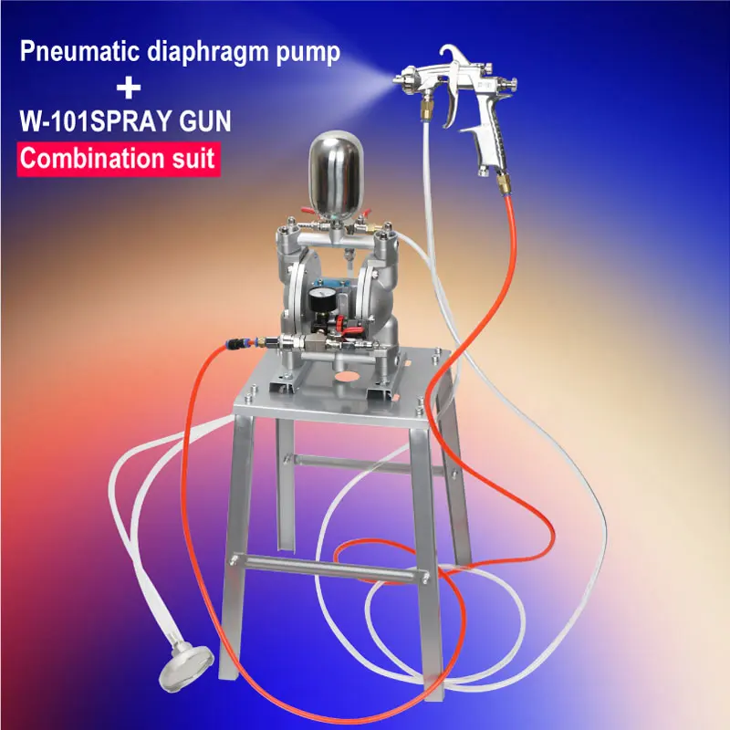 Pneumatic double diaphragm pump paint pump, 3/8\