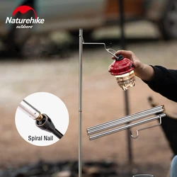 Naturehike Lantern Hanger Outdoor Travel Lamp Stand Folding Tent Light Pole Lamp Hanger Portable Camping Equipment Lantern Stand