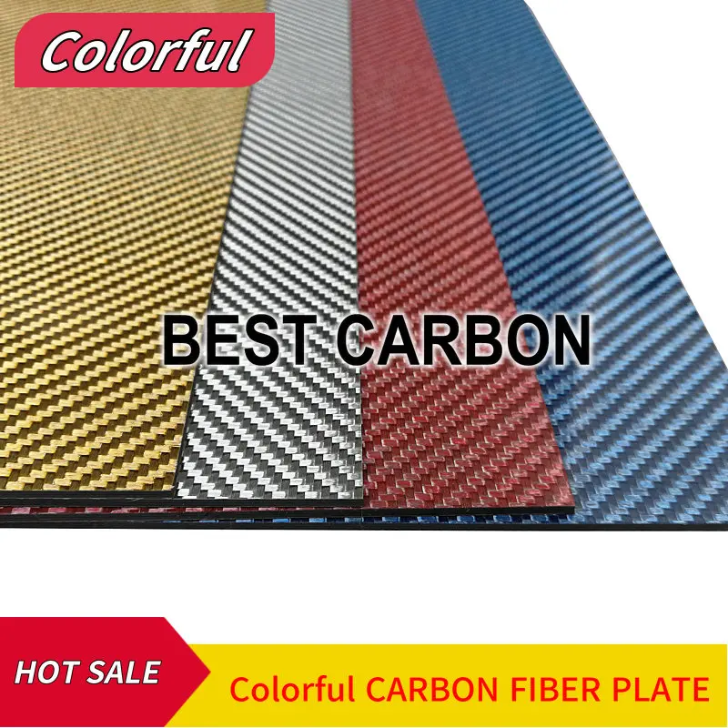 Free shipping  colorful 400mm x 500mmx 1mm to 6mm thickness Carbon Fiber Plate, cf plate , carbon sheet , Laminate, carbon panel