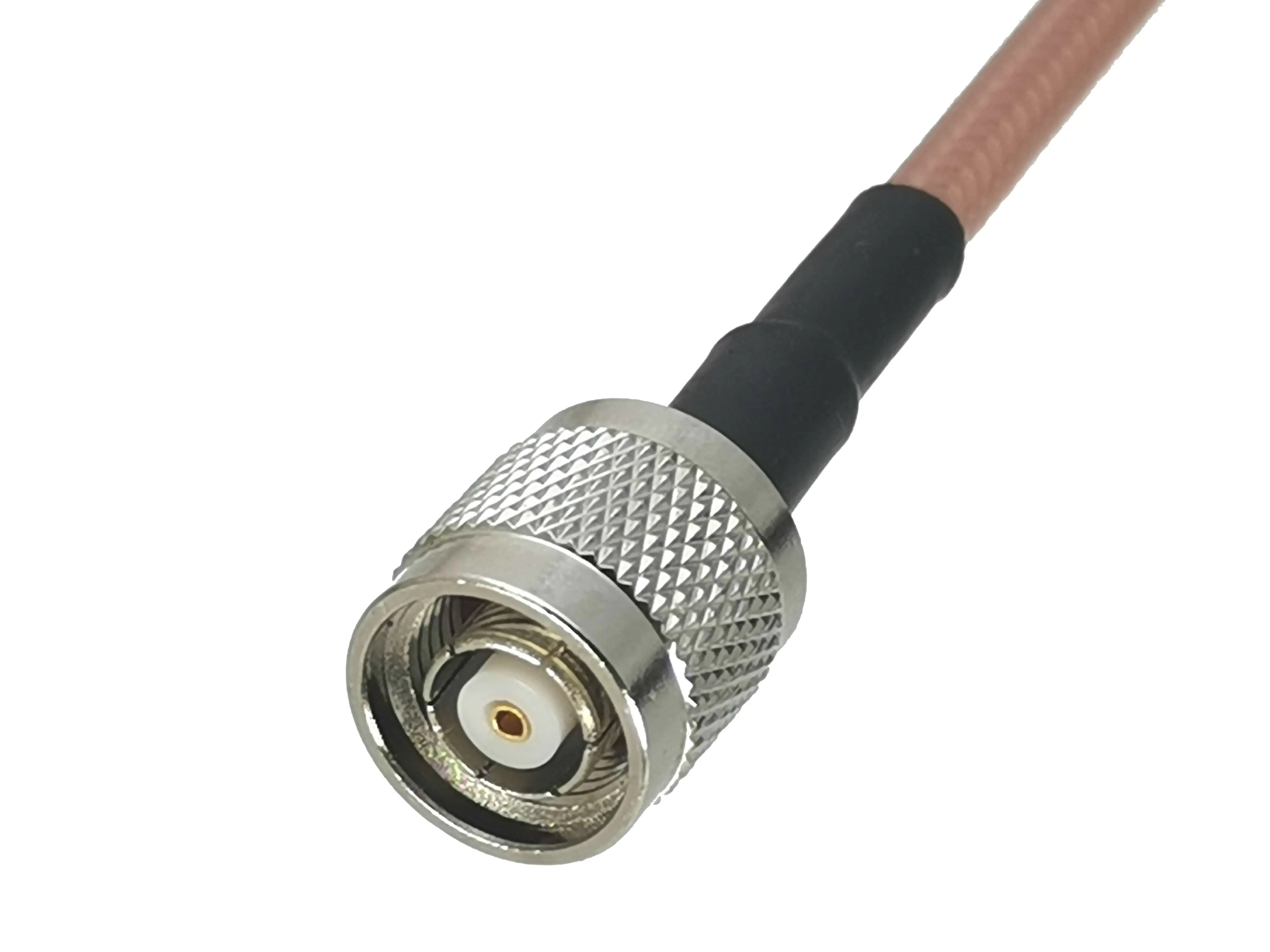 Rg142 conector macho para n, conector de ângulo reto, coaxial rf, cabo rabo de porco, 6 polegadas ~ 10m, 1 peça