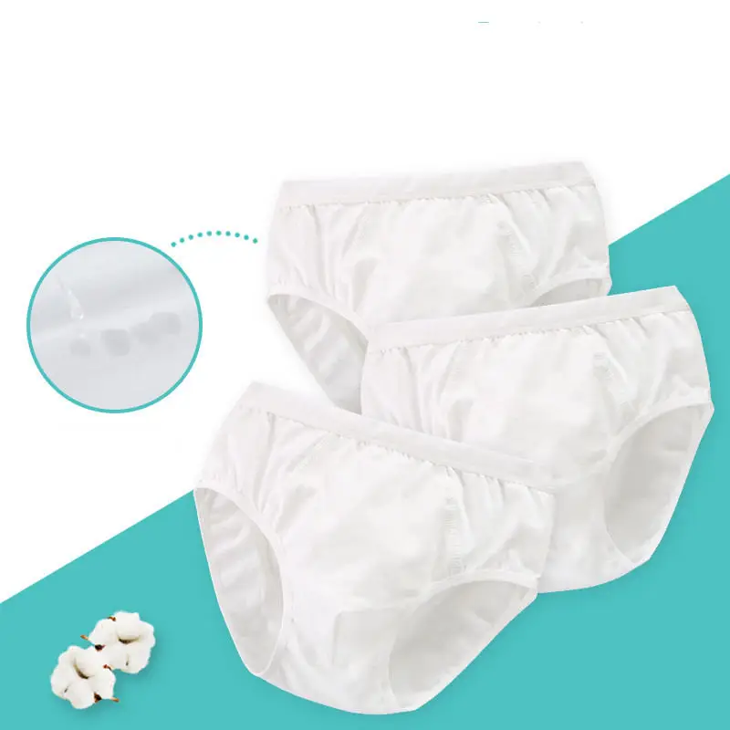 3pcs/pack Children Underwear Solid Color White Shorts Cotton Big Boy Boxer Panties Boys Underwear Briefs Toddler Underpants New