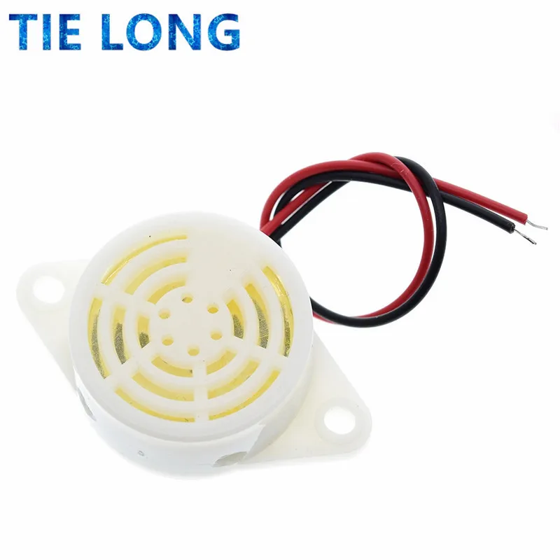 2PC/Lot 95DB Alarm High-decibel 3-24V 12V Electronic Buzzer Beep Alarm Continuous Beep for Arduino SFM-27