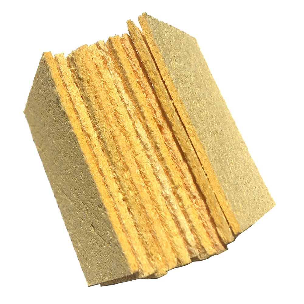 الأصفر تنظيف الإسفنج الأنظف ل دائم لحام محطة لحام سبيكة لحام الكهربائية نصائح أدوات Reapir نظيفة