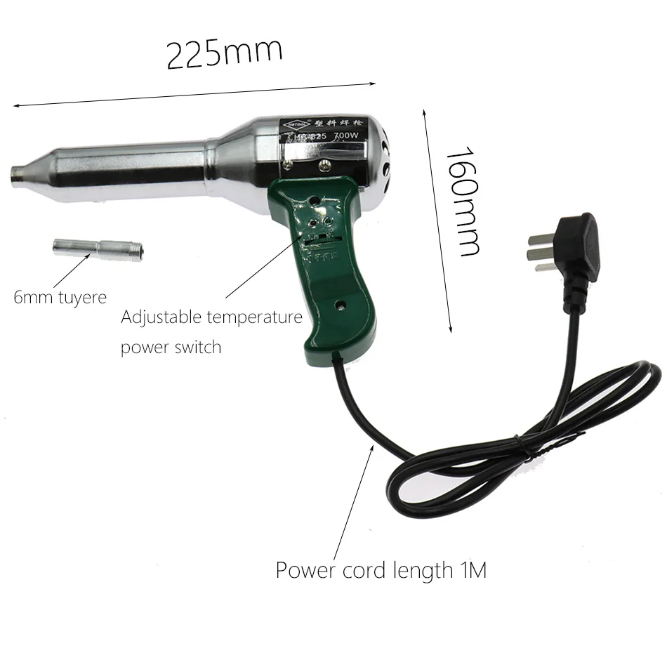 700W 500W 220V Welding Torch Electric Hot Air Gun Hair Dryer Heat Soldering Film Tools