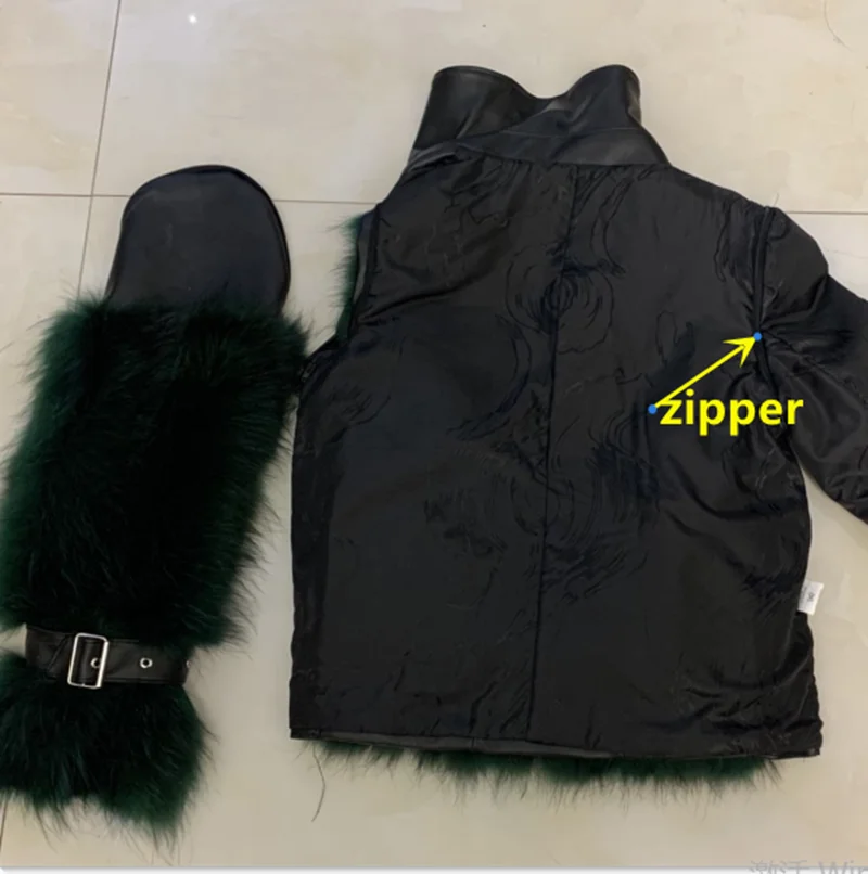 معاطف عصرية من فراء الثعلب الحقيقي معاطف جلدية سترة طبيعية سترة خارجية فاخرة للنساء 2025 شتاء جديد