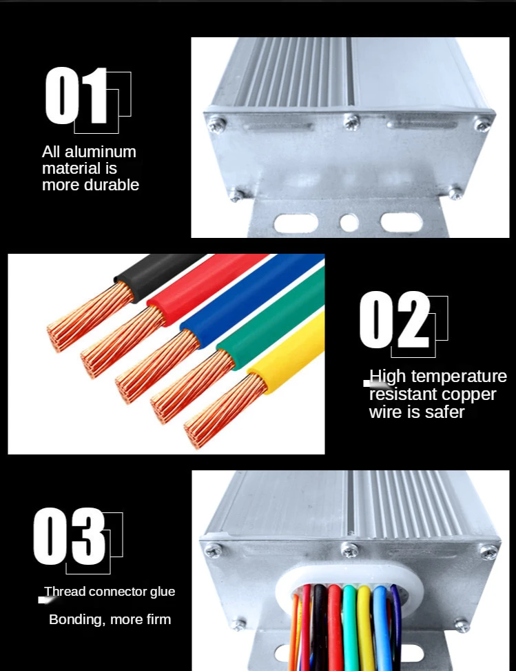 Imagem -04 - Bateria de Carro Triciclo Elétrica Controlador 48v 60v 550w 800w 1000w 15 Tubos 18 Veículos a Motor dc sem Escovas