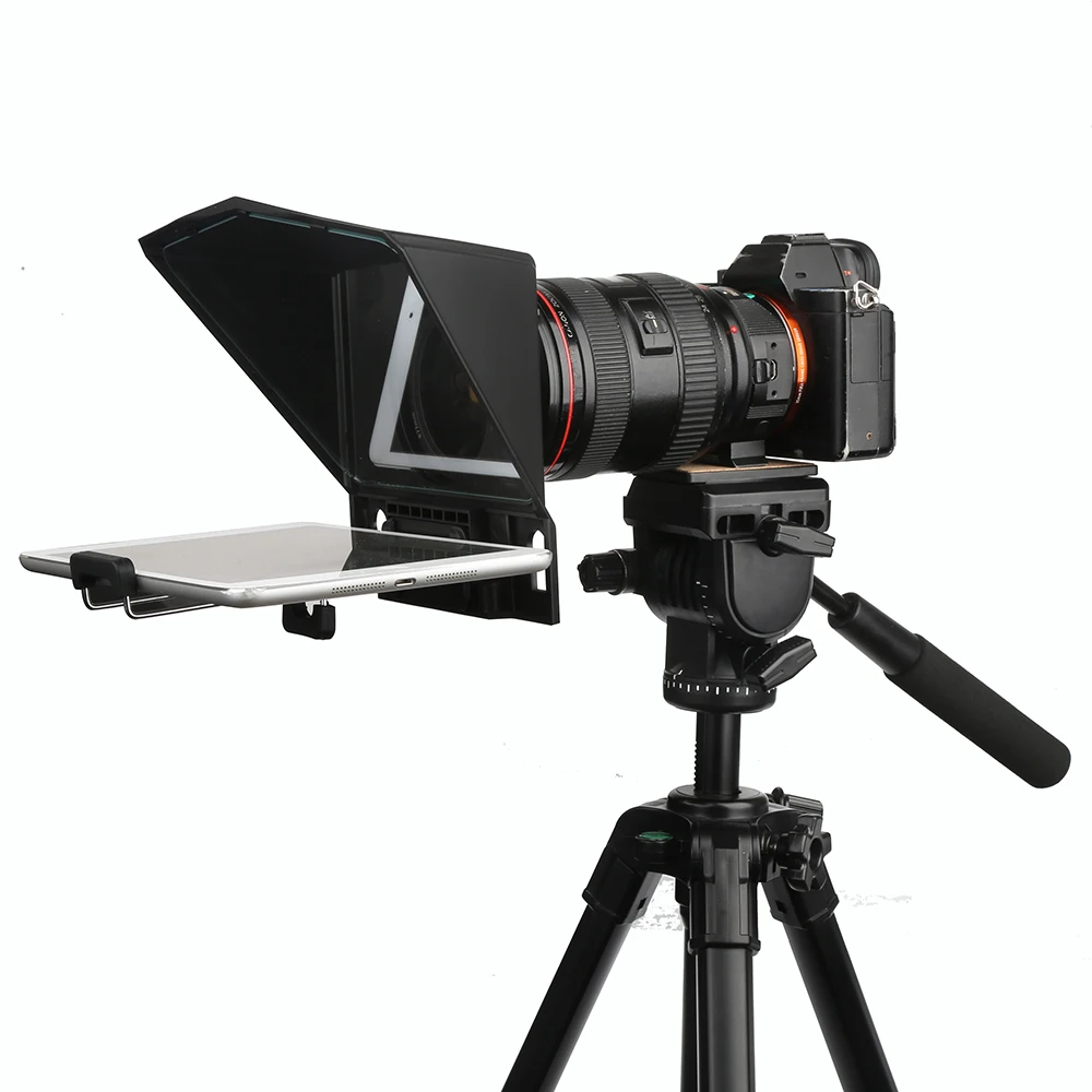 Bestview 8\'\' 8 inch T2 Teleprompter for iPad Smartphone Interview Teleprompter Video Camera Canon Nikon Sony Photo Studio DSLR