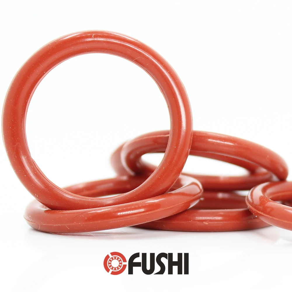 

CS3.1mm Silicone O RING OD 140/145/150/155/160/165*3.1 mm 15PCS O-Ring VMQ Gasket seal Thickness 3.1mm ORing White Red Rubber