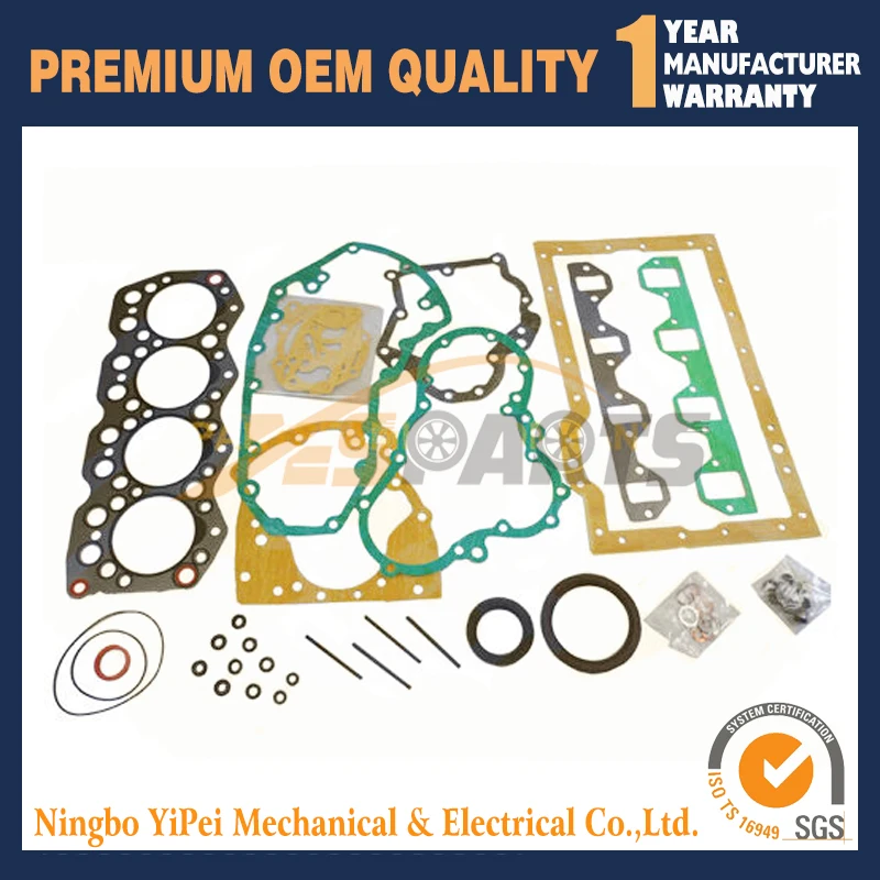 

S4E Engine Gasket Set for Mitsubishi S4E Engine Forklift Digger Wheel Loader