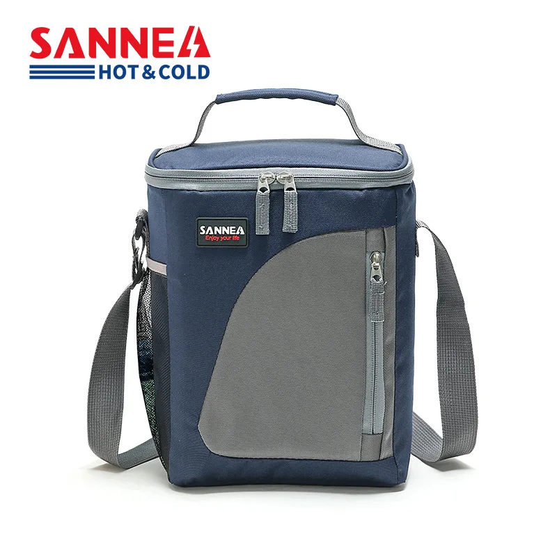 SANNE 9L Adult Work Portable Insulated Cooler Bag Children School Lunch Thermal  Waterproof Ice Bag Storage Picnic Package