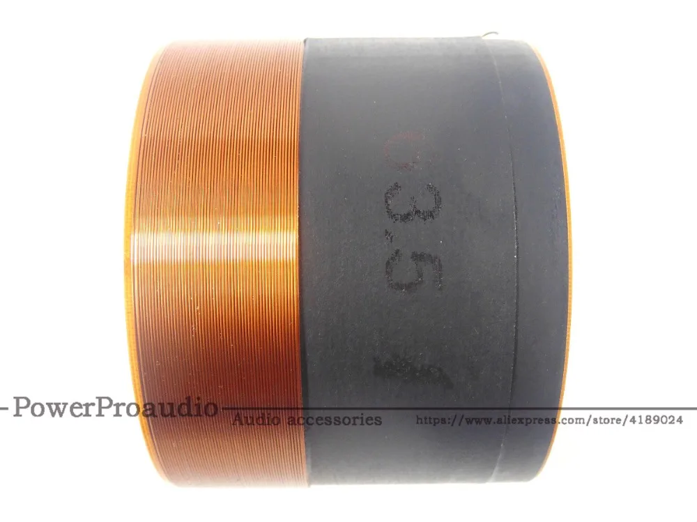 2ピース/ロット50.5ミリメートルミリメートルスケルトン: 白アルミナ、ウーファー/スピーカー/スピーカー音声コイル2層