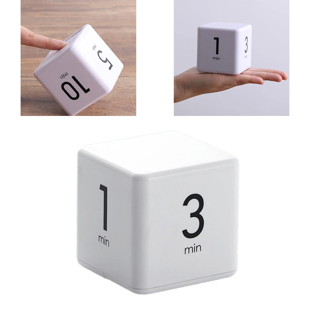 Kitchen Timer Cube Timer Alarm Time Management Kids Yoga Office Workout Home Timer