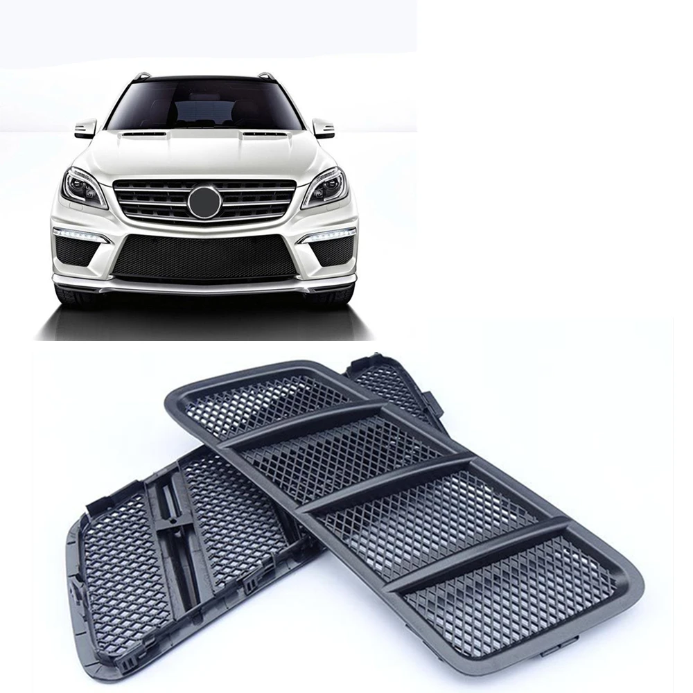 

Front Engine Hood Air Outlet Vent Grille Grill Cover Bonnet Mesh Grid For Mercedes Benz W166 ML GL Class GL350 GL450 2012-2015