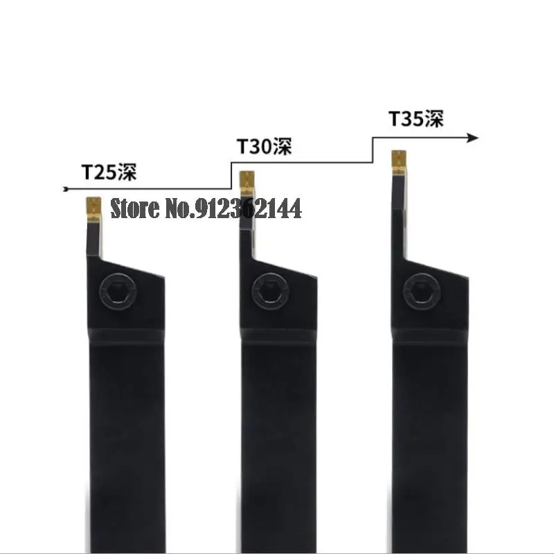 MGEHR Long Cutting Depth MGEHR2020 MGEHR2525 2T25 3T30 4T30 5T35 25/30/35mm Turning Tools Holder Grooving Lathe Cutter CNC Tool