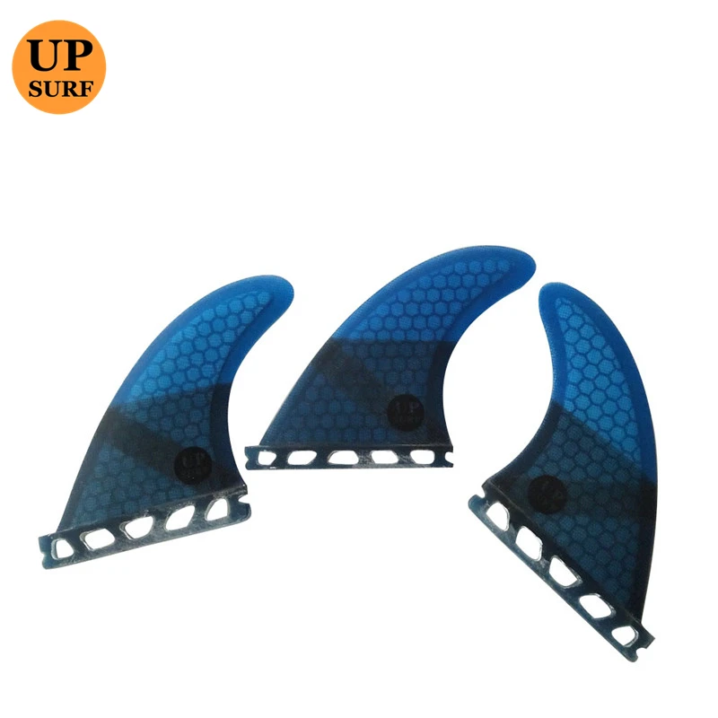 UPSURF Surfboard Fin Surf Fins Single Tabs S With Fiberglass Honey Surfing Fin 3PCS tri fin set