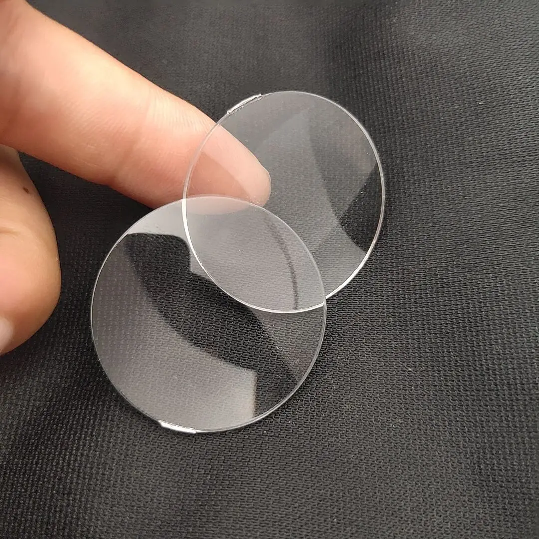 2 szt. PMMA Plano wypukła soczewka Dia 42mm ogniskowa 75mm 4x lupa powiększająca