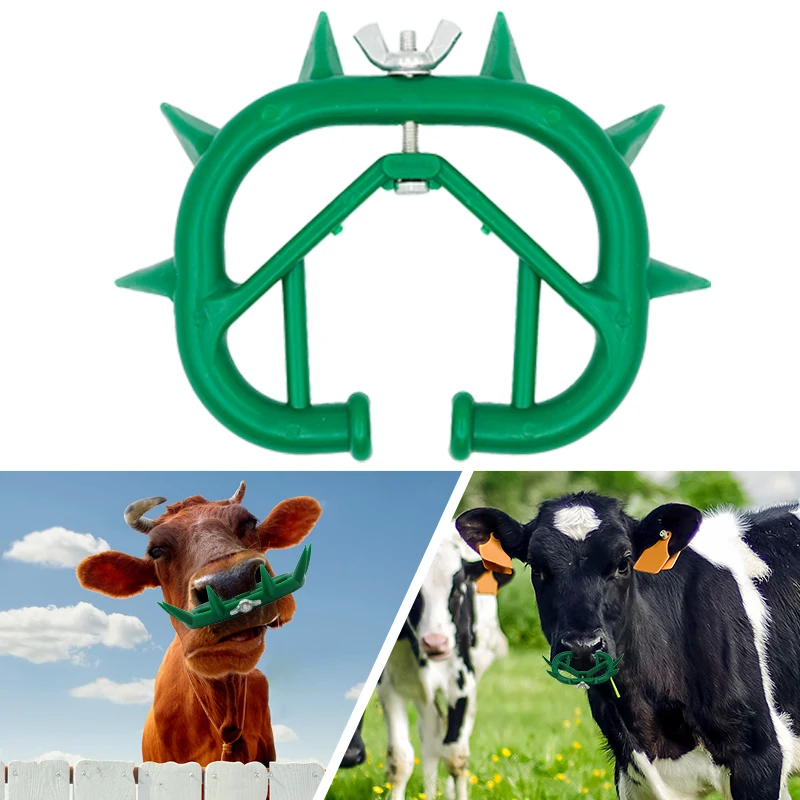 7Pcs Durable Cattle rings Calf Cow Cattle Weaner Ring Anti Sucking Milking Stop Farm Animal Weaning Durable Equipment