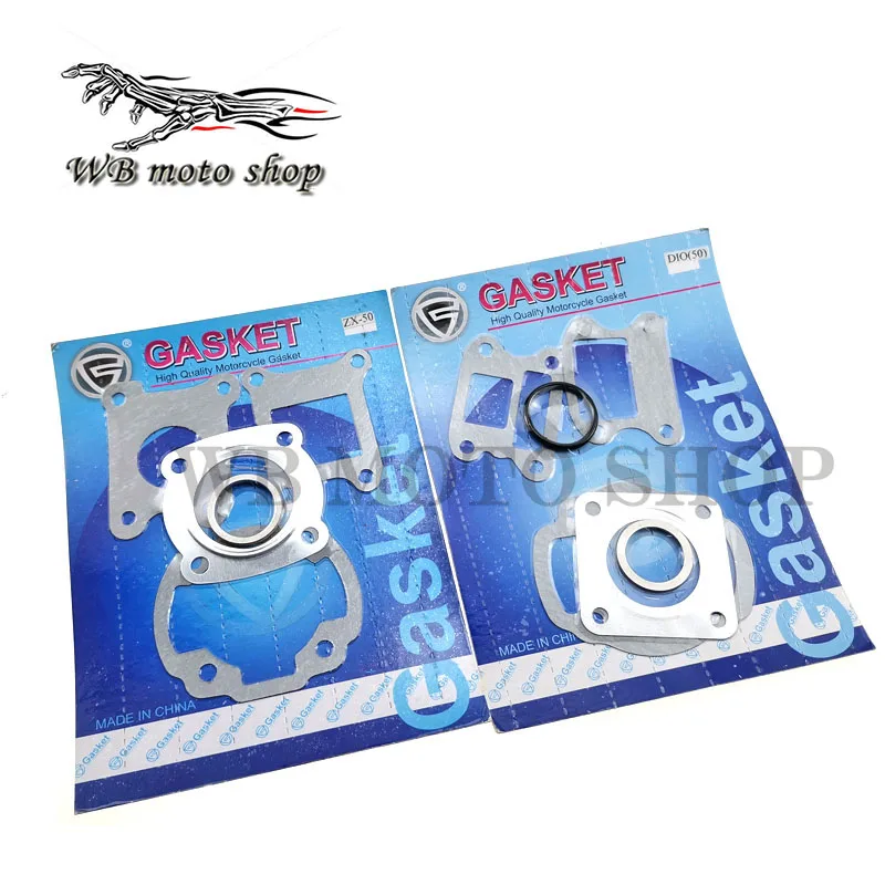 Motorcycle Cylinder Gasket Exhaust Seal For For Honda DIO 50 AF18 AF27 AF28 DIO50 ZX50 AF34 AF35 GLB Carburetor Manifold Gasket