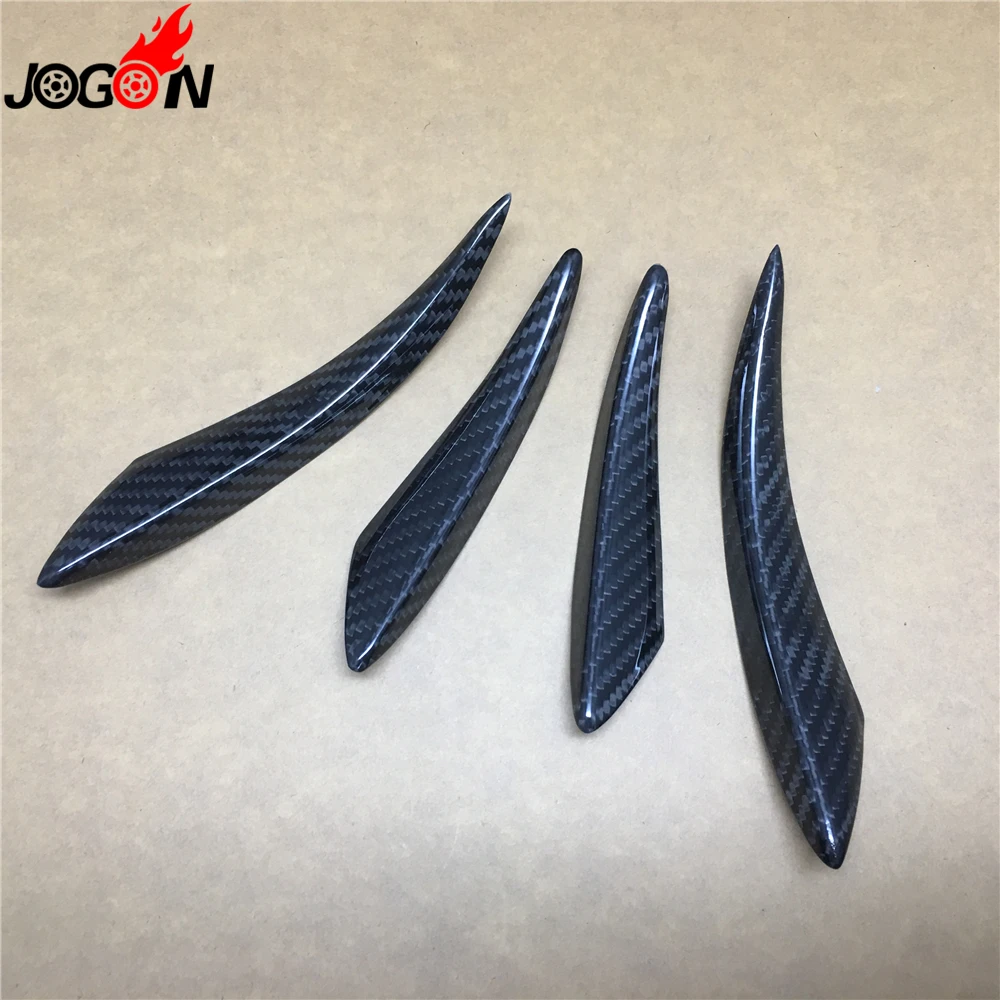 For BMW 1 2 3 4 5 6 7 8 Z Series GT M M5 M6 X1 X3 X4 X5 X6 F30 F10 F15 F16 F48 Z4 Carbon Fiber Side Body Splitter Fin Spoiler