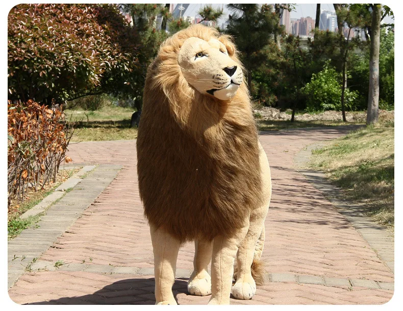 real life toy huge 110x70cm lion plush toy can be rided, creative toy, party, birthday gift , party docreation gift s2585