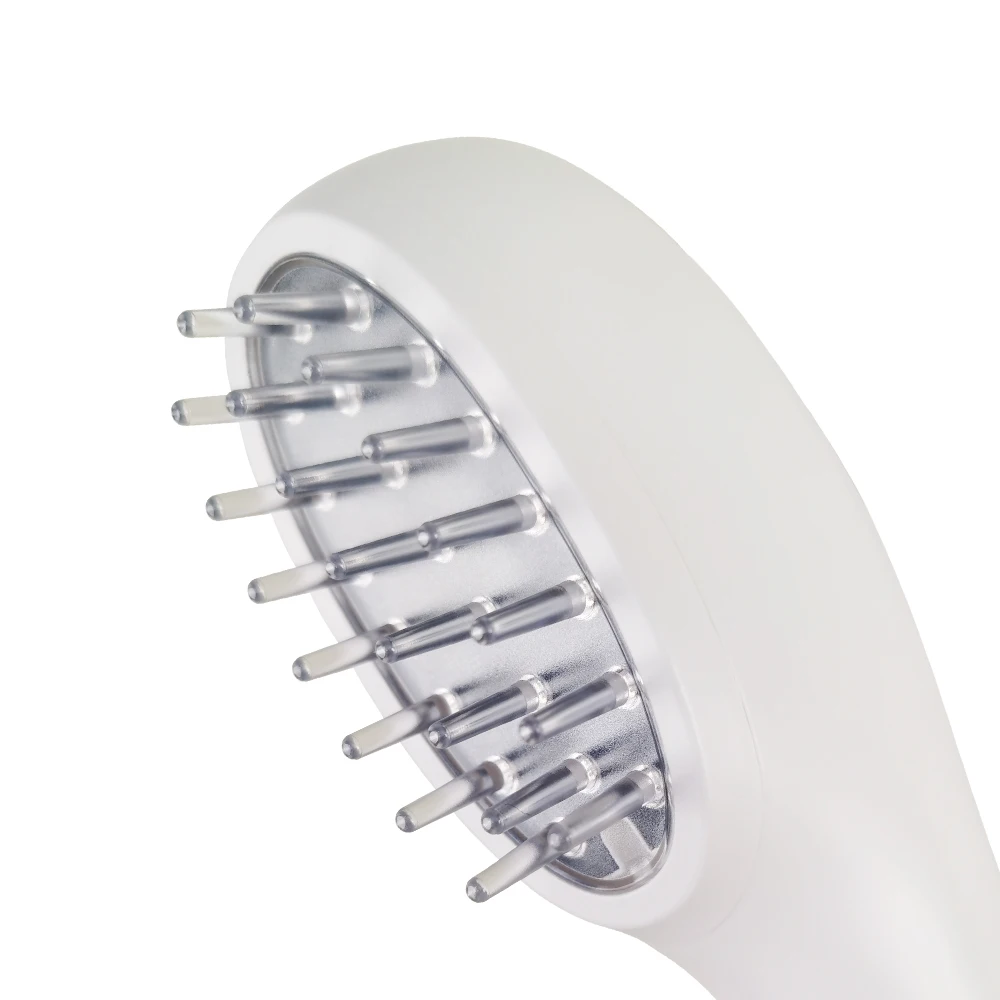 

Electric LED Light Hair Growth Comb Hair Brush Anti Hair Loss Stop Regrow Therapy Comb Ozone Infrared Scalp Massager