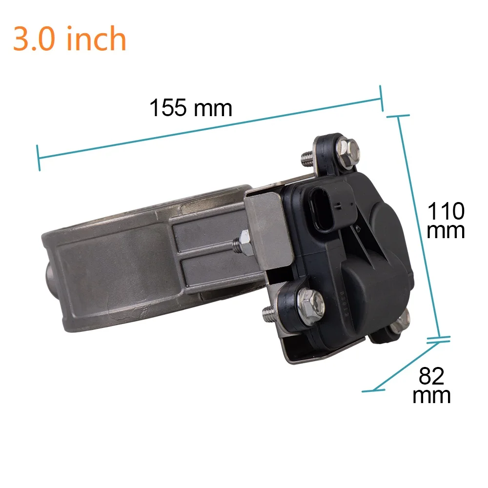 2"/2,36"/2,5"/2,75"/3"/3,5"/4,0" Zoll Elektrisches Abgasregelventil Auspuffabschaltventil mit Schaltersteuerung – Detail 5