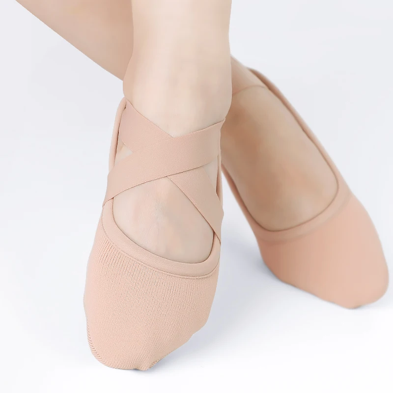 Scarpe da balletto elasticizzate da donna pantofole da balletto scarpe da balletto elastiche professionali donne adulte Yoga ginnastica ginnastica scarpe da ballo