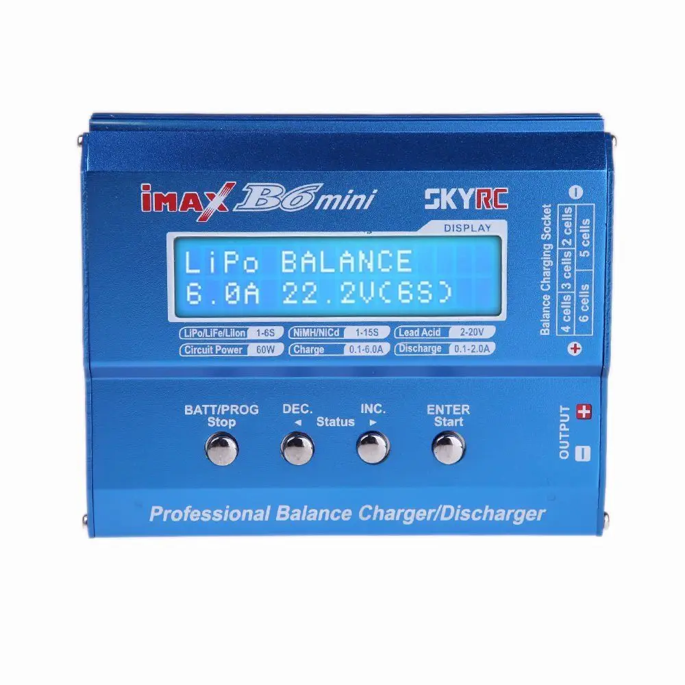 Original SKYRC imax B6 mini 60W B6 neo 200w Balance Charger Discharger For RC Helicopter Re-peak NiMH NiCD LiHV NiCd PB Li-ion