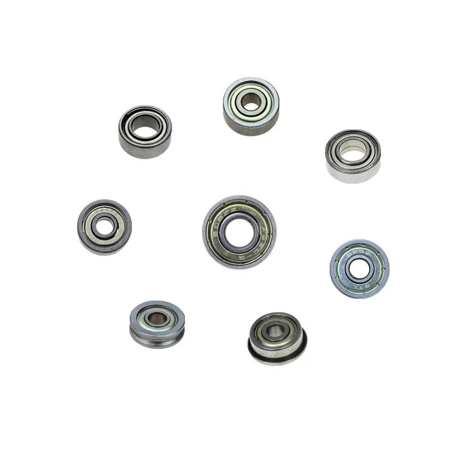 10pcs 608ZZ 105ZZ 623ZZ 624ZZ 625ZZ 685ZZ F623ZZ 604ZZ cuscinetto a sfere a fila singola in acciaio ad alto tenore di carbonio a doppia schermatura