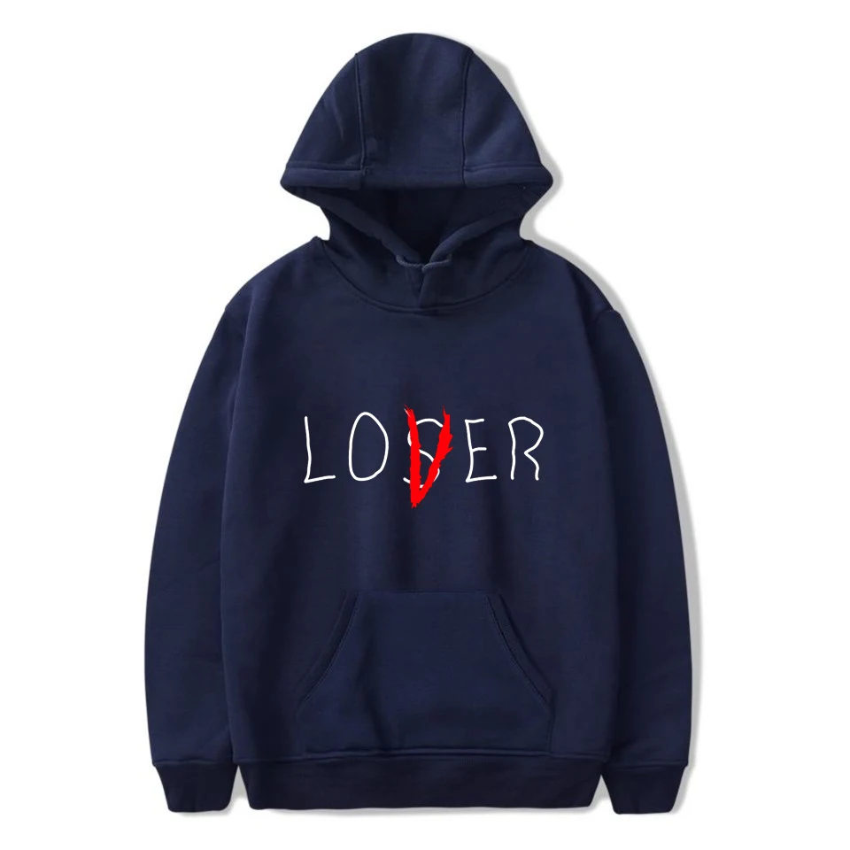 Hip Hop Loser Lover Hoodie Men Sudadera Hombre Losers Club Sweatshirt Kpop Unisex Casual Streetwear Tops Harajuku Hoodies