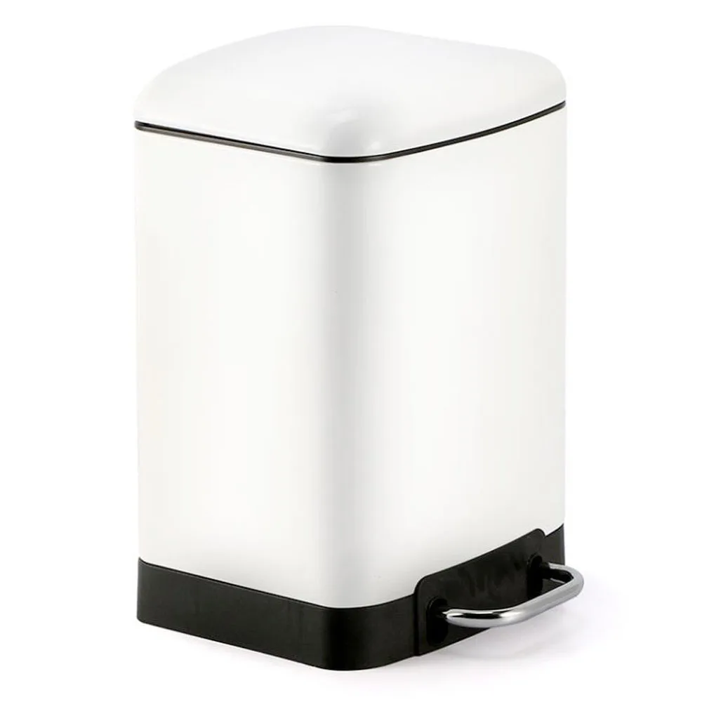 Stainless Steel Rubbish Bin, Step Trash Can, Wastebasket, Garbage Container, Dust Bin with Lid, Kitchen Waste Bin, 6L, 12L