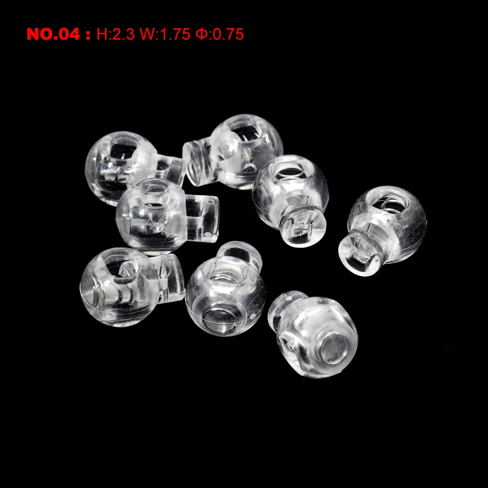10pcs Cord Lock Plastic Stopper for DIY Jewellery Making