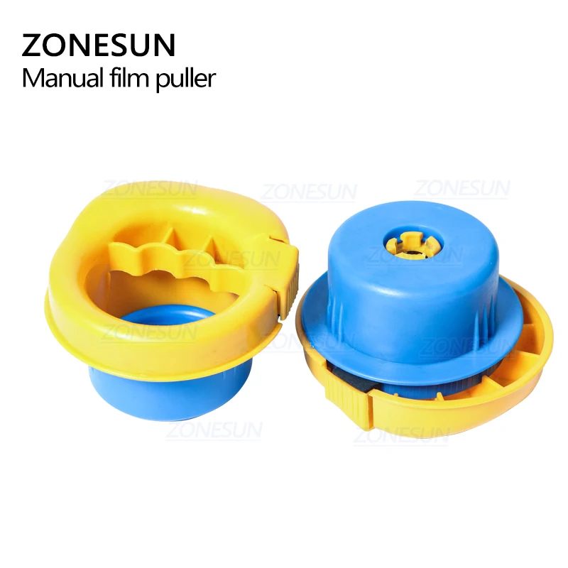 ZONESUN Small Hand Stretch PVC Cling Film Wrap Dispenser With Brake Function Food Wrap Pallet Film Tool For Factory Packing