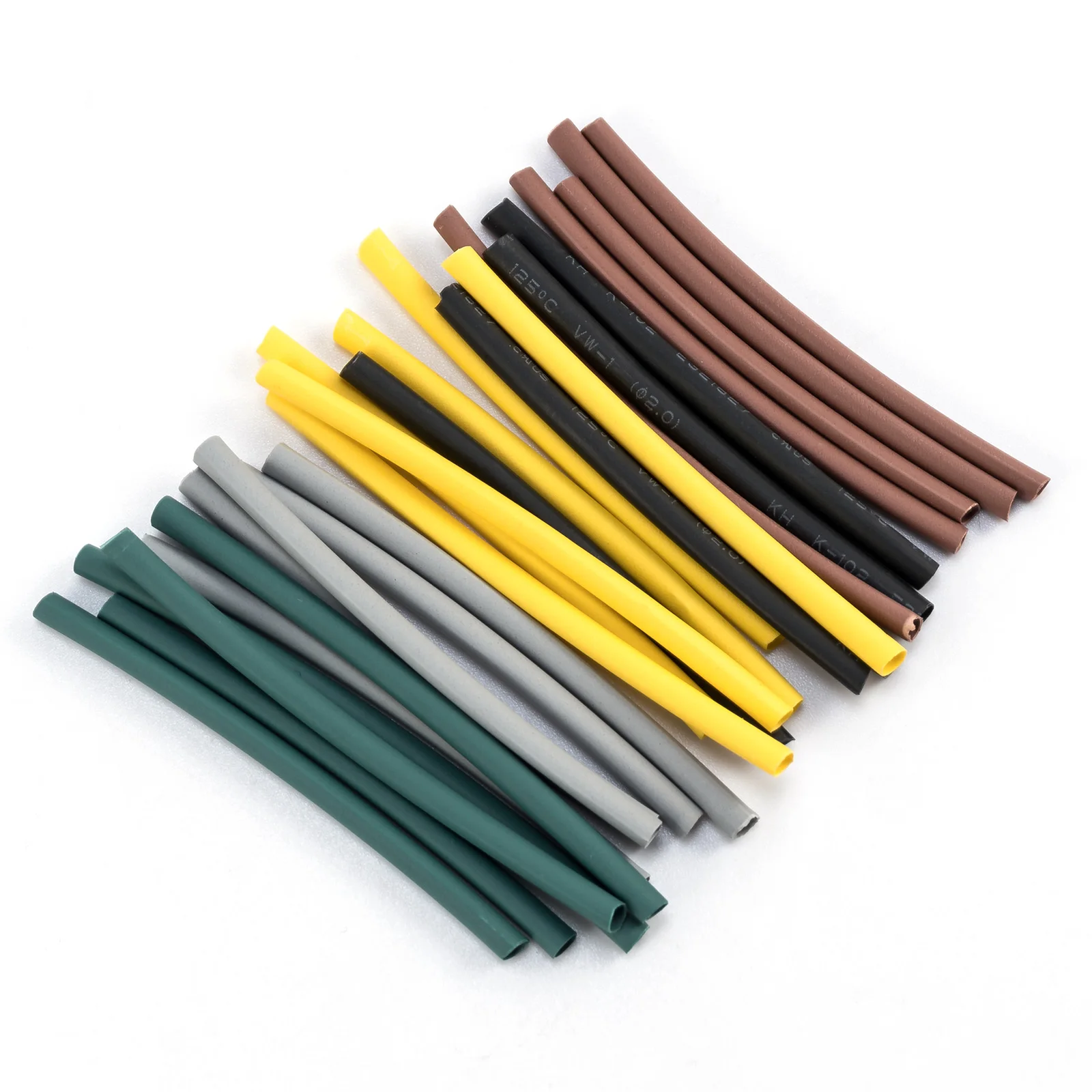 20/100pcs Carp Fishing Accessories Matte Silicone Heat Shrink Tubes Rig Tube for Carp Fishing Ronnie Rig Hair Rig Terminal Tackl