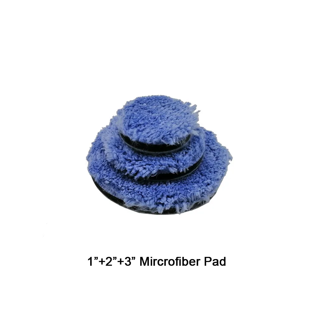 29Pcs 1inch 2inch 3inch Mini Buffing Polishing Pads Kit Wool Pad Waxing Sponge Set Car Detail Polisher Polishing Pads Tools