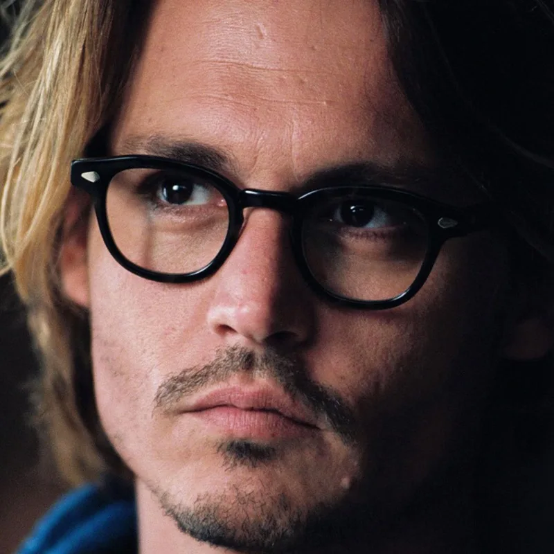 

Feishini Quality PC Frame Johnny Depp Lemtosh Style Eyewear Frame Vintage Round Brand Design Eyeglasses Oculos De Grau