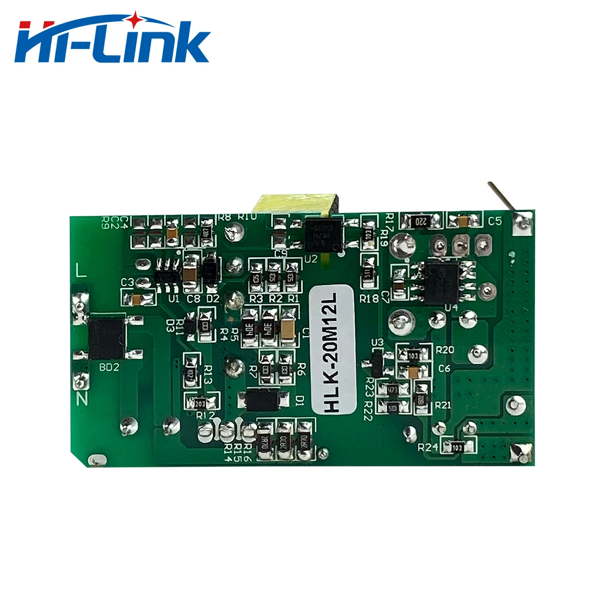 Бесплатная доставка Hi-Link оригинальный источник питания от 220 В до 20 Вт 5 В/9 В/12 В/15 В/24 В переменного и постоянного тока для печатной платы HLK-20M05L/20M12L/20M24L