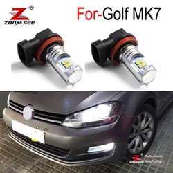 2pcs High quality Canbus White Car LED front fog lamp fog light for VW for Golf 7 MK7 VII 2015 2016 2017 2018