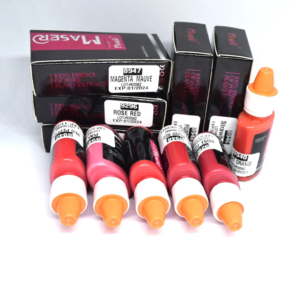 Professional Semi Permanent Makeup Tattoo Ink Pigment for Lips Make up Pigment for Tattoo Machine  Microblading  Paint Color