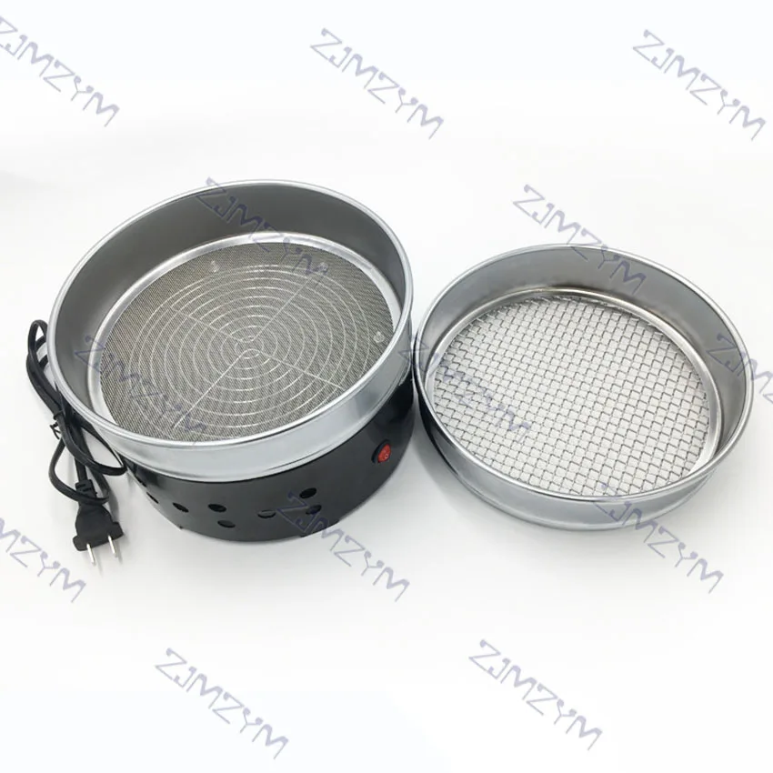 コーヒー豆用冷却器,110v/220v,600g,家庭用,コーヒー用,急速冷却用,ステンレス鋼ふるい付きダブル層