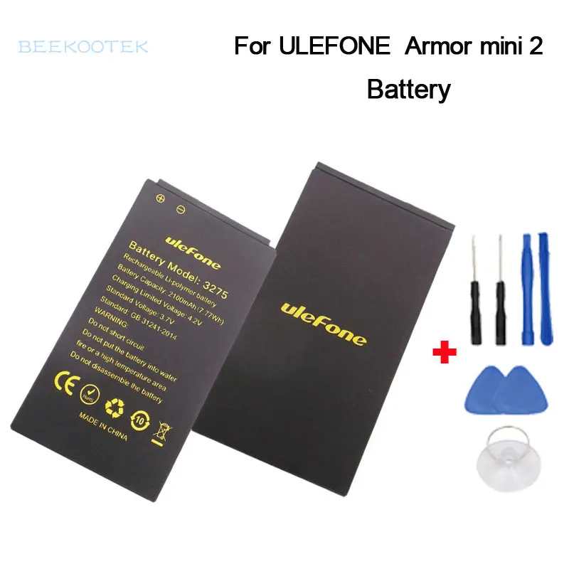 

BEEKOOTEK New Original Ulefone Armor mini 2 Phone Battery Parts For Ulefone Armor mini 2 2.4" Cell Phone